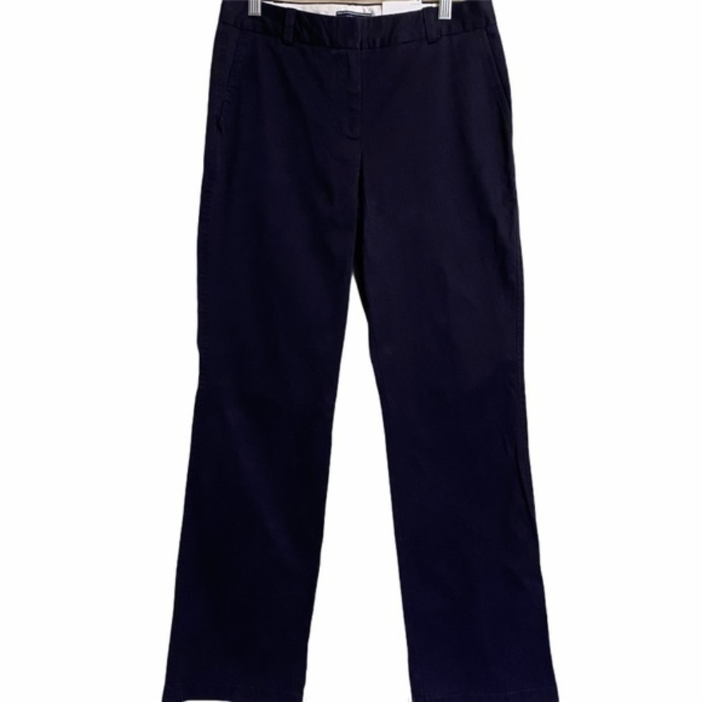 Lands' End Mid Rise Trouser/Pants Women 4 NWT